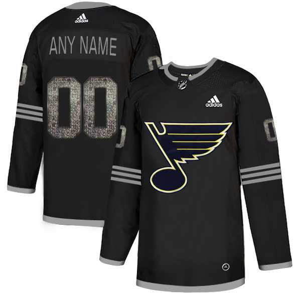 Customized Men's Blues Any Name & Number Black Shadow Logo Print Adidas Jersey,We sell and wholesale Customized Men's Blues Any Name & Number Black Shadow Logo Print Adidas Jersey on line form chian!